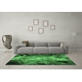 thumbnail image 3 of Ahgly Company Indoor Rectangle Oriental Emerald Green Industrial Area Rugs, 2' x 5', 3 of 4