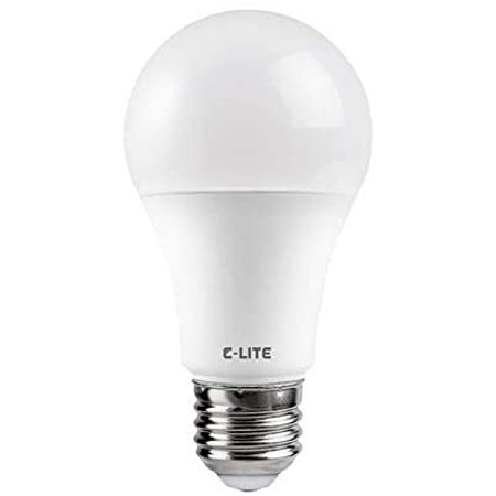 C-Lite by Cree Lighting A19 75W Equivalent LED Bulb  1050 lumens  Non-Dimmable  Soft White 2700K  10 000 hour rated life | 2-Pack