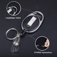 thumbnail image 4 of Compact Bright Colors Badge Holder With Retractable Utility Knife, Heavy Duty Protective Plastic Case For Credit Card Sized Ids, Travel-friendly And Cute Design, 4 of 6