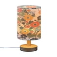thumbnail image 7 of Yayeee Table Lamp for Bedroom Nightstand LED Portable Bedside Warm Light, Black Flowers Pattern, 7 of 7