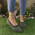 thumbnail image 4 of Willtoo Women Flat Shoes Knitted Lightweight Slip-on Loafers Breathabel Soft Comfortable Ballet Flats, 4 of 6