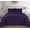 Dark Purple, variant on Collection Solid Embossed Bedspread Bed Cover Over Size (Burgundy, Full/ (100-Inch-by-106-Inch))