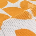 thumbnail image 3 of SUNDEREY Outdoor Rug,4'x6' Waterproof Reversible Carpet Patio Rug Plastic Indoor Outdoor Rug,Camping Rug for Outside RV Porch Balcony Garden Deck,Orange & White, 3 of 8