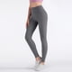 thumbnail image 1 of Pantalones de yoga desnudos de cintura alta, pantalones ajustados de cadera con miel, pantalones de entrenamiento de compresión de sudor elásticos de cintura alta 989, 1 of 5