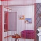 thumbnail image 4 of Matsuzay Panel de ventana con cuentas de flecos de borla para divisor de habitación de puerta con cuentas de cortina de cuerda de 2*1m Decoración del hogar rojo Matsuzay JJ22727-01, 4 of 6