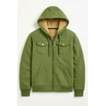 thumbnail image 3 of BenBen Men Hoodies Pullover Sherpa Lined Zip Up with Pockets - 2 Pack, 3 of 3