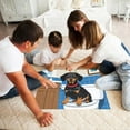 thumbnail image 6 of 500 Piece Jigsaw Puzzle Dachshund Dog Sitting On Toilet Bathroom Humor Cartoon Illustration Home Decor Adult Relaxation Game 20.5x15 Inch, 6 of 6