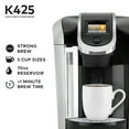 thumbnail image 3 of Keurig K425 Single Serve Coffee Brewer, Black, 3 of 18
