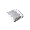 thumbnail image 2 of Extra Large Fleece Bath Towel, Wavy Texture, Soft Absorbent Face Towel for Home Daily Use, 75 x 35 cm, Gray, 1-Pack, 2 of 6
