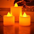 thumbnail image 2 of lote De 24 piezas Bougies Led Piles Sans Flamme, Raliste Et Bright, Led Lumires De Th - Fausses Bougies Lectriques Pour Votive Table Party Anniversair, 2 of 5