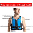 thumbnail image 3 of Waterproof Nylon Rescue Jacket Adult Swimming Life Vest Buoyancy First Aid Kayak Fishing Life Jacket Vest for Drifting Boating, 3 of 7