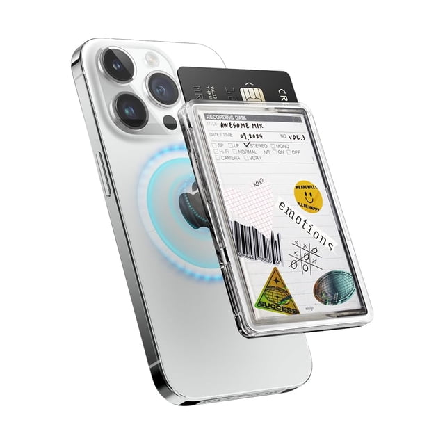 Tarjetero magnético Elago Clear para iPhone series 12/13/14/15
