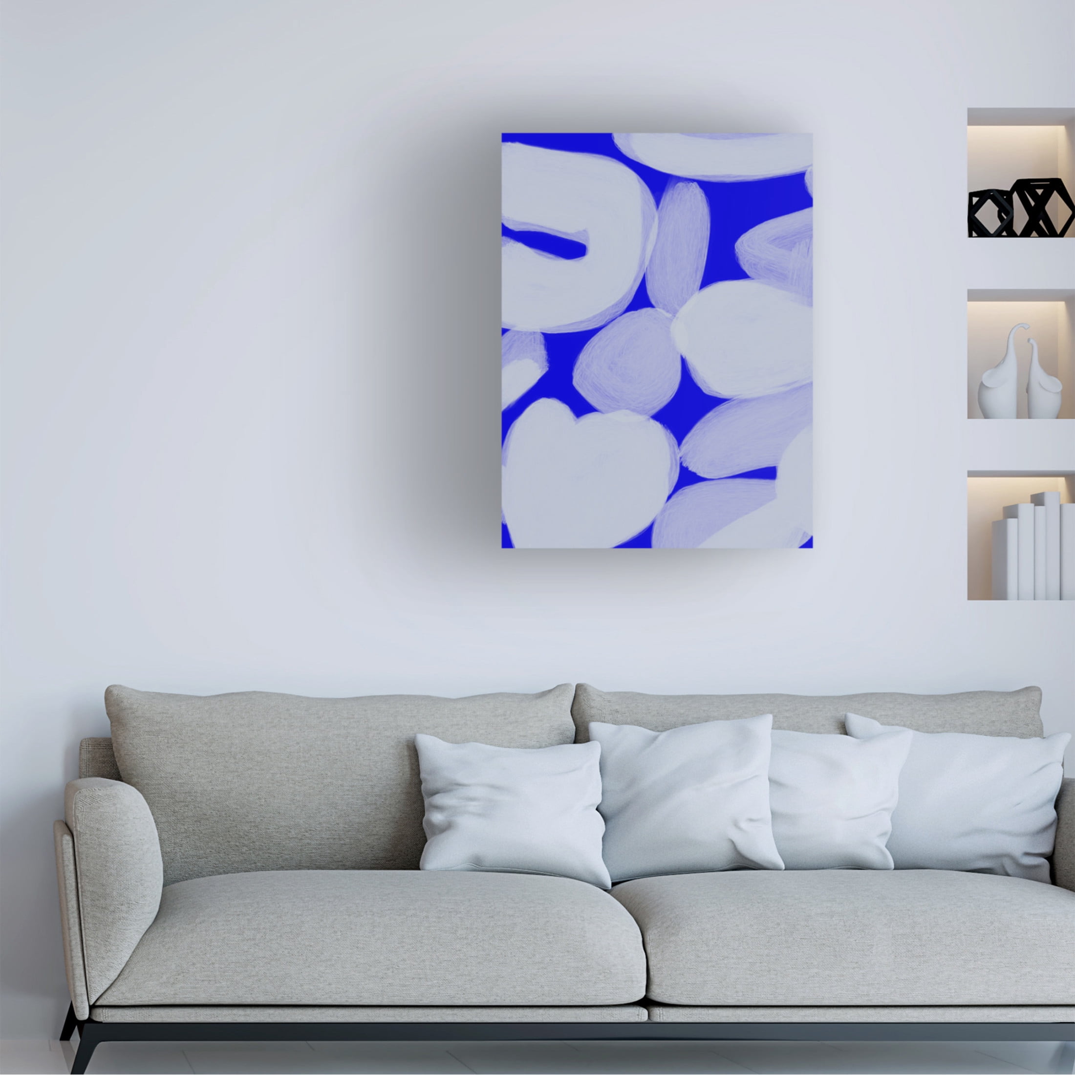 Trademark Fine Art Yopie Studio  Cobalt V Canvas Wall Art