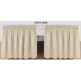 thumbnail image 4 of GFDYREE Wrap Around Bed Skirts for Full & Full XL Beds 14" Drop, Light Camel Adjustable Elastic Dust Ruffles Easy Fit Wrinkle & Fade Resistant Silky Luxurious Fabric Solid Machine Washable, 4 of 7