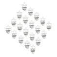 thumbnail image 1 of 20pcs Diy Handmade Craft Vintage Alloy Jewelry Accessory Heart Crown Pendant---Product code 36385, 1 of 5
