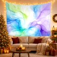 thumbnail image 3 of Ocean Waves Fluid with Characteristic Alcohol Styles Dominated, Mystical Fantasy for Space Lovers, Galaxy Room Decor, Housewarming Gift, Tapestry Wall Hanging for Bedroom and Dorm, 3 of 7
