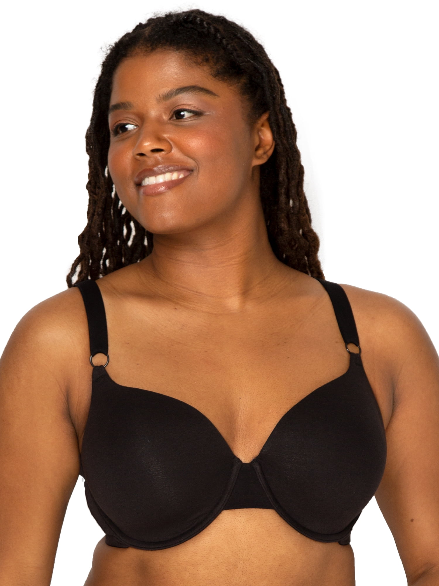 Fruit of the Loom Women's Cotton T-Shirt Bra, 2-Pack, FT797PK, Sizes 34A-42DD
