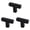 D 3PCS, variant on 3PCS Kitchen Cabinet Knobs T-Shaped Cabinet Pull Drawer Handles Stainless Steel Handle for Kitchen and Bathroom Cupboard