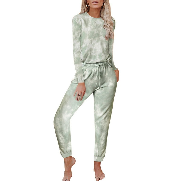 Red and green tie dye pajamas hot sale