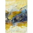 thumbnail image 2 of Fuchs, Jodi 11x14 Gold Ornate Wood Framed with Double Matting Museum Art Print Titled - Textured Triptych III, 2 of 4