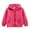 Hot Pink, variant on REDARER Baby Zip-Up Hoodie, Boys Girls -Lined Jacket, Solid Color Long Sleeve Sweatshirt with Pocket, Winter Outerwear for Toddlers,for 12-24 Months