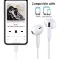 thumbnail image 3 of Auriculares VERTEX STYLE Wired Lightning con micrófono para iPhone, 3 of 7