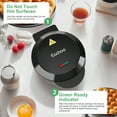 thumbnail image 2 of CACHOO Bubble Waffle Maker- Electric Non stick Hong Kong Egg Waffler Iron Griddle - Ready in under 5 Minutes(1200W, Black), 2 of 8
