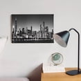 thumbnail image 7 of Aarocafa – Chicago Skyline Inner Frame Canvas Poster – Stretched Urban Night Cityscape Art | Stretched Canvas Art | Contemporary Decor | Ready to Hang – 20x24in – Inner Frame, 7 of 7