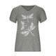thumbnail image 4 of Fiudx Ofertas Flash Artículos En Oferta Blusa Informal de Manga Corta con Cuello En V y Estampado de Moda para Mujer, 4 of 4