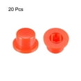 thumbnail image 2 of 20 Pcs Plastic 9.3x5.6mm Pushbutton Tactile Switch Caps Cover Keycaps Red for 6x6x7.3mm Tact Switch, 2 of 3