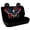 American Flag Eagle Print, variant on Chririnla Car Back Seat Covers for Auto Interior Automotive, Skeleton Photo 2 Pack Car Rear Seat Protectors, Anti Scratch Machine Washable for Cars and Trucks