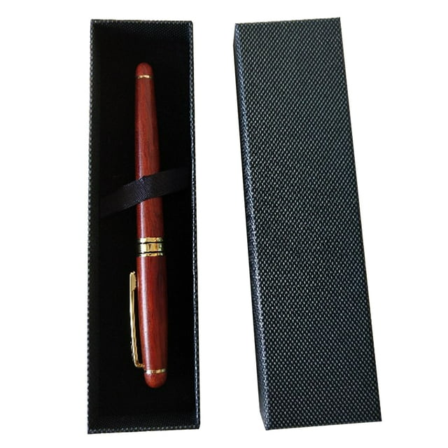 FELTECHELECTR elegant pen fountain pen Black Slim Writing Family Members 1Pack