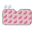 thumbnail image 2 of Car Windshield Sunshade, Cartoon Pink Watermelon Pattern Sunshade Blocks Heat and Sun's UV rays,Medium, 2 of 9