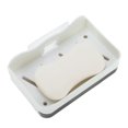 thumbnail image 5 of Unique Bargains 1 Pc Soap Dish Double-layer Drain Soap Holder for Bathroom Beige, 5 of 6