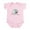 Petal Pink, variant on CafePress - Stork Baby Ecuador USA Infant Bodysuit - Baby Light Bodysuit, Size Newborn - 24 Months