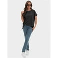 thumbnail image 6 of Women's Oversized T Shirts Short Sleeve Crewneck Summer Tops Casual Loose Basic Tee Shirts Clothes, 6 of 6