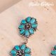thumbnail image 4 of Pendientes Montana West Western Turquesa con estampado bohemio, 4 of 7