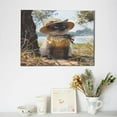 thumbnail image 6 of Gukieu Cat In Sun Hat Print Horizontal Canvas Decorative Painting 12x16 Inch Shrinkage Resistant Frame Hanging Home Wall Art Decor, 6 of 6