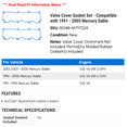 thumbnail image 2 of Valve Cover Gasket Set - Compatible with 1991 - 2005 Mercury Sable 1992 1993 1994 1995 1996 1997 1998 1999 2000 2001 2002 2003 2004, 2 of 2