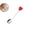 Red1, variant on Heart-Shaped Handle Stainless Steel Spoon – 5.5in, Rust-Resistant Cutlery for Coffee, Tea & Dessert – Perfect Gift for Home Café or Tableware