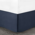 thumbnail image 3 of Madison Park Cal King Size 7 Piece Printed Seersucker Comforter Set Navy,Bed in a Bag,All Season Bed Set,Cozy and Lightweight, 3 of 9