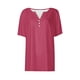 thumbnail image 5 of Puntoco 2024, tops a la moda de verano para mujer, top informal de Color sólido de manga corta media con cuello en V, 5 of 5
