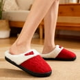 thumbnail image 4 of BERANMEY Comfy Slippers for Women Indoor Fluffy Women's Slip on Fuzzy House Slippers Memory Foam Slippers Scuff Outdoor Indoor Warm Plush Bedroom Shoes with Faux Fur Lining, 4 of 8