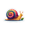 thumbnail image 5 of cartoon Snail Stickers, Waterproof Snail Sticker for Water Bottle Laptop Phone Cases Planner Skateboard Luggage Helmet Party Favor Decor, Ideal for Adults Teens Teacher Rewards, 5 of 8