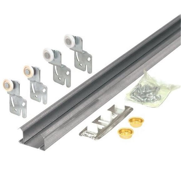L.E. Johnson 161793 By-Pass 2 Door Hardware Set 72 in.