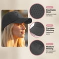 thumbnail image 3 of Karight Womens Ponytail Baseball Cap Adjustable High Messy Bun Ponycap Quick Drying Trucker Hats, 3 of 9