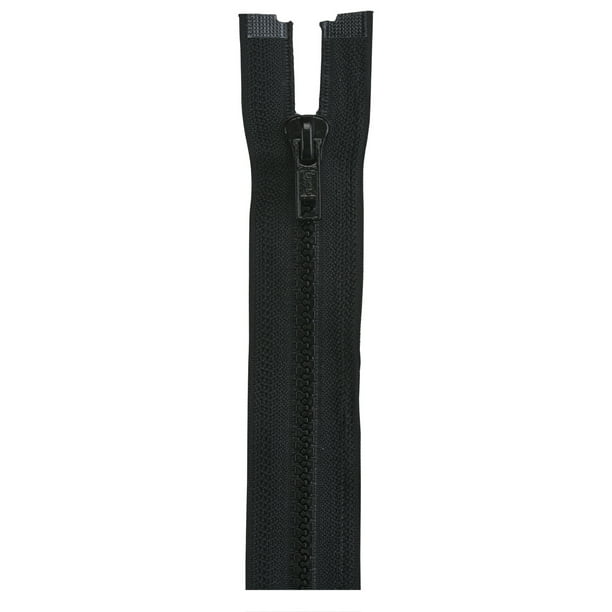 Coats & Clark SEPARATING MOLDED ZIPPER 30IN, BLACK