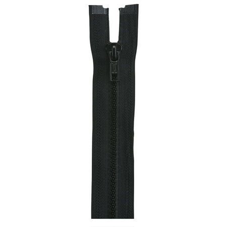 - Coats & Clark SEPARATING MOLDED ZIPPER - 30IN, BLACK