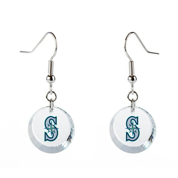 Seattle Mariners Swarovski Pick Off Earrings