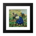 thumbnail image 2 of Harold Harvey 12x12 Black Modern Framed Museum Art Print Titled - Tulip Pickers (1926), 2 of 5